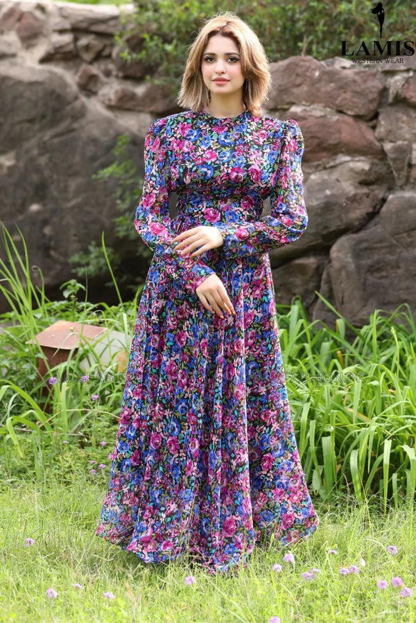 Formal Printed Maxi (Long Dress)