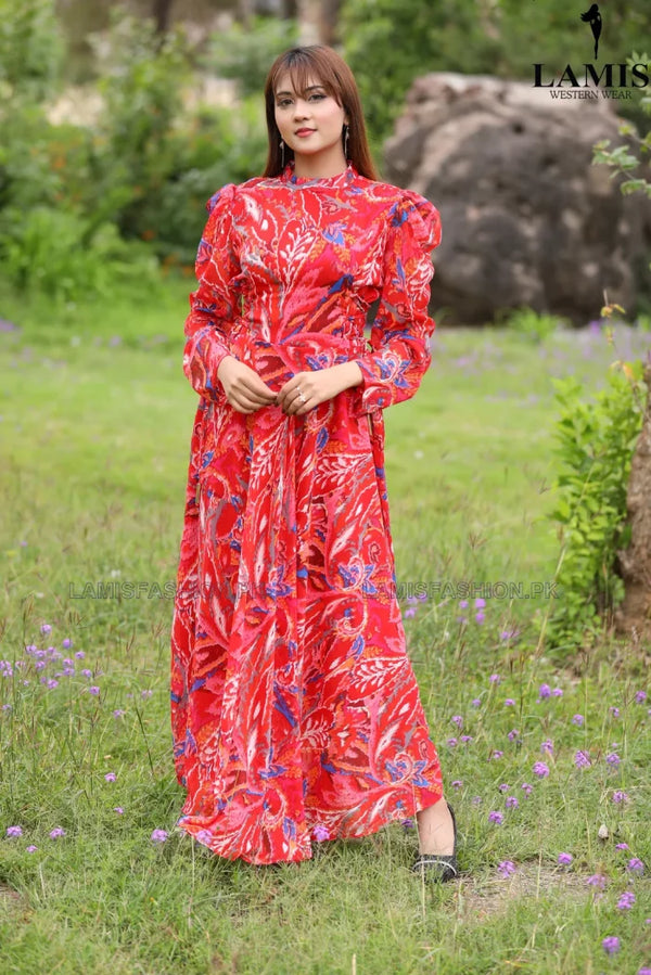 Formal Printed Maxi (Long Dress)