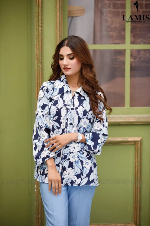 IMP Printed Top TVG#559 Black Blue