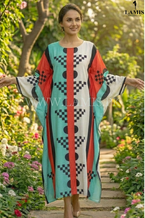 Print Kaftan Long