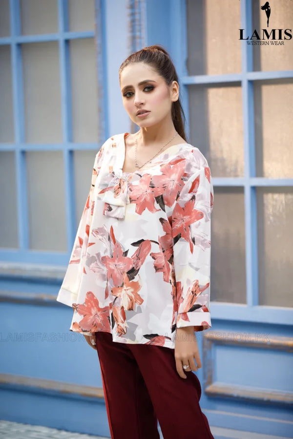 IMP Printed Top TVG#552 Peach