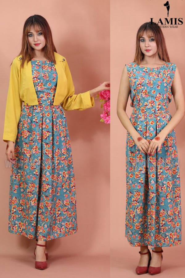 Long dress Maxi with Koti