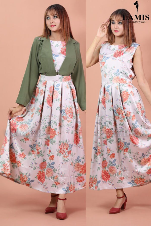 Long dress Maxi with Koti